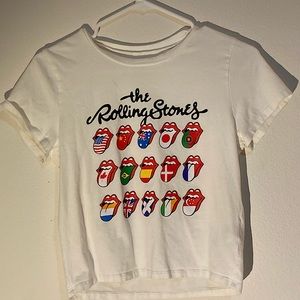 I am selling a Rolling Stones crop top from H&M